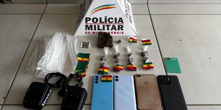 Polícia militar apreende casal de menores por tráfico de drogas em Formiga