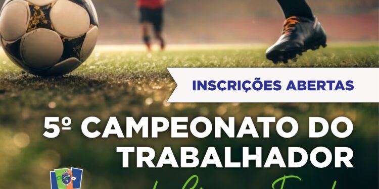 Inscrições abertas para o 5º Campeonato de Futebol Amador de Córrego Fundo