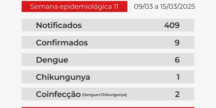 Boletim Epidemiológico: 409 notificações e 9 casos de doenças relacionadas ao Aedes aegypti foram confirmados em Formiga