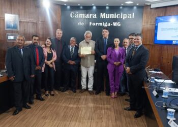 Câmara de Formiga aprova projeto de proteção às abelhas nativas e homenageia servidor público aposentado