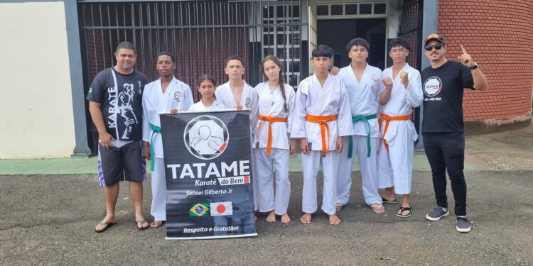 Alunos do Tatame do Bem brilham no Campeonato da Liga Mineira de Karatê Interestilos