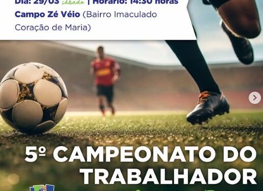 5º Campeonato do Trabalhador tem início neste sábado em Córrego Fundo