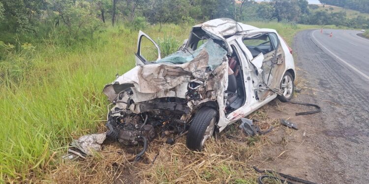 Formiga: acidente na BR-354 deixa uma vítima fatal e outra gravemente ferida