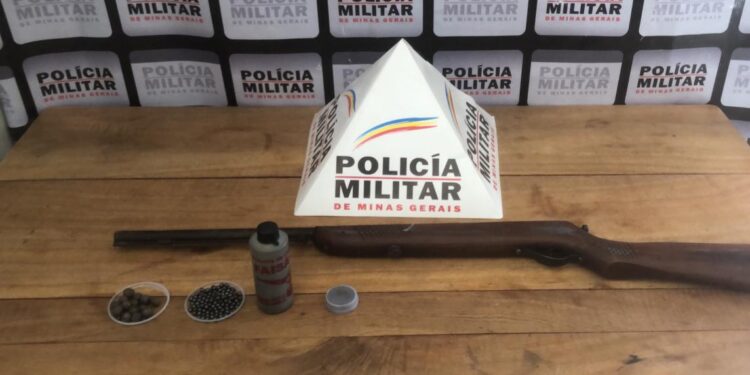 Espingarda é apreendida na Zona Rural de Bambuí