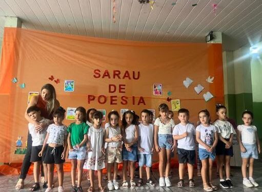 E.M. Rafael José Alves promove Sarau de Poesia com alunos da Educação Infantil ao 5º ano