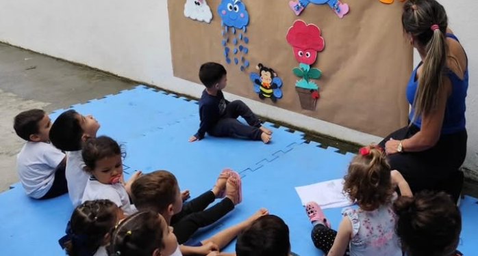 Cemeizinho celebra Dia da Água com contação de história, em Córrego Fundo