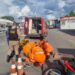 Motociclista fica ferido em colisão com carro na Avenida Vereador José Higino Filho