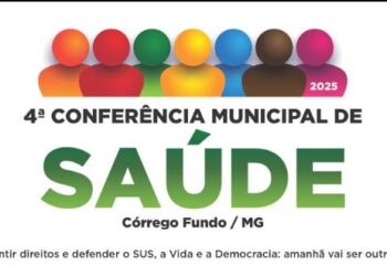 Córrego Fundo realizará 4ª Conferência Municipal de Saúde
