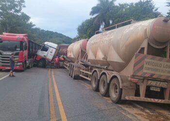 Mais um acidente é registrado na BR-354 em Formiga nesta quarta