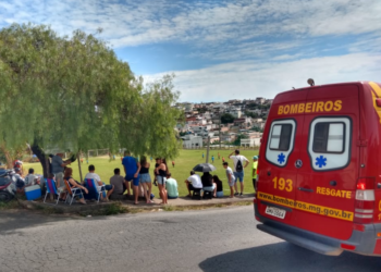 Três crianças ficam feridas por rojão durante evento esportivo no Campo do Macalé, em Formiga
