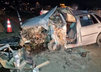 Quatro pessoas morrem e uma fica em estado grave em acidente após festa de aniversário