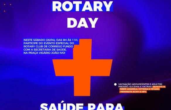 Moradores de Córrego Fundo terão manhã de cuidados com a saúde neste sábado