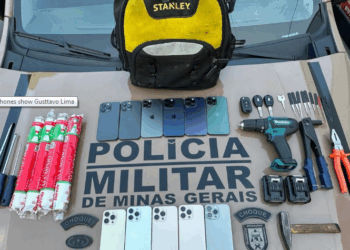 Dupla suspeita de furtos no show de Gusttavo Lima em BH é presa com 11 iPhones