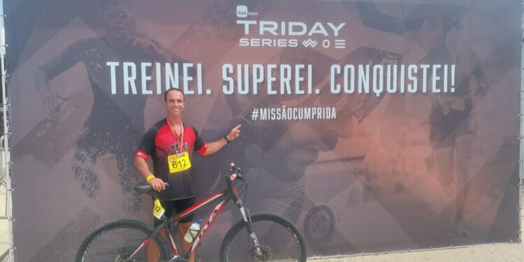 Equipe “Nade e Lute” representa Formiga no Triathlon Triday Series, em Bertioga