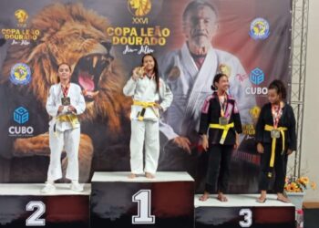 Tatame do Bem se destaca na XXVI Copa Leão Dourado e conquista seis medalhas