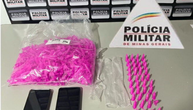 Polícia Militar desarticula ponto de tráfico e prende dois suspeitos em Camacho