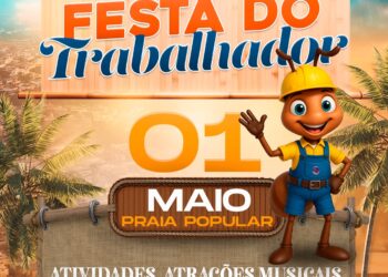 Formiga celebra o Dia do Trabalhador com programação especial na Praia Popular