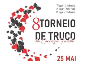 Abertas as inscrições para o 8° Torneio de Truco de Córrego Fundo