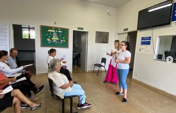 Córrego Fundo: UAPS Cristino Antônio de Faria promove orientações em sala de espera