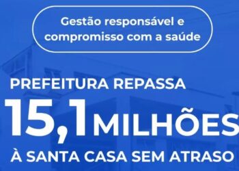 Prefeitura de Formiga repassa R$ 15,1 milhões à Santa Casa sem atrasos