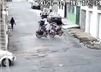 Samu divulga informações sobre acidente entre duas motos no bairro Água Vermelha, em Formiga
