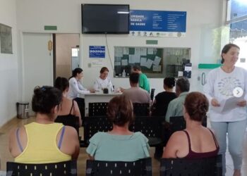 Córrego Fundo: UAPS Cristino Antônio de Faria realiza ação de saúde na sala de espera