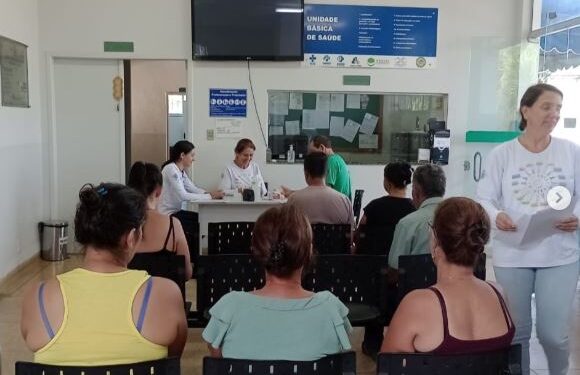 Córrego Fundo: UAPS Cristino Antônio de Faria realiza ação de saúde na sala de espera