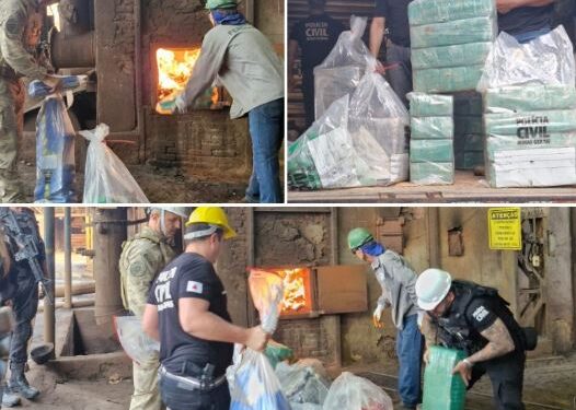 Polícia Civil incinera cerca de 1,8 tonelada de drogas em Divinópolis