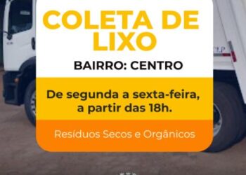 Formiga reforça horário da coleta de resíduos no Centro e pede apoio da população