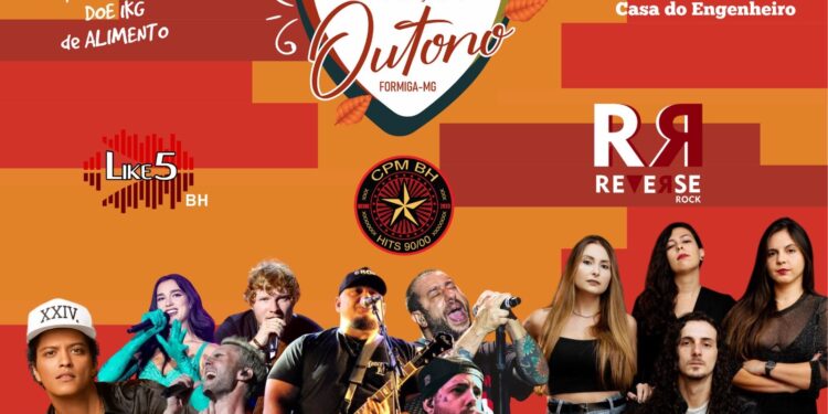 Festival Estação Outono edição Formiga será neste sábado