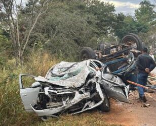 Formiga: grave acidente envolvendo vários veículos é registrado na MG-050