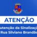Formiga: rua Silviano Brandão recebe manutenção da sinalização horizontal