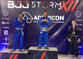 Instituto Tatame do Bem brilha na 12ª edição do BJJ STORM em Contagem e conquista 14 medalhas