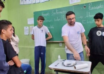 Córrego Fundo: Escola Municipal Rafael José Alves promove aula sobre reações químicas