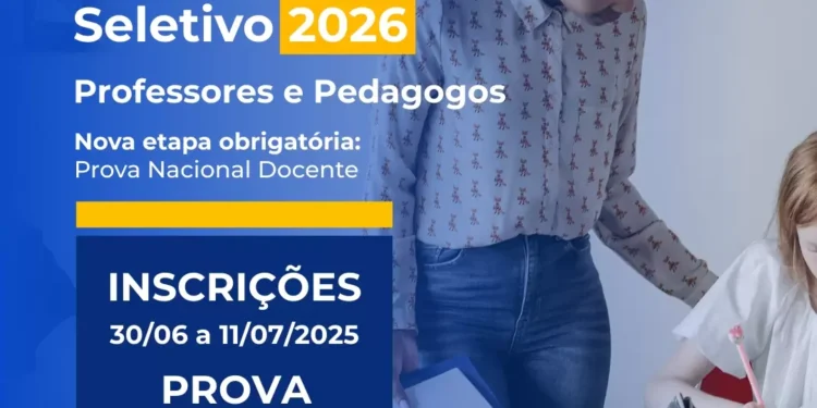 Prefeitura de Formiga aperfeiçoa processo seletivo para professores com inclusão da Prova Nacional Docente