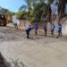 Trecho final da Rua Espírito Santo recebe concretagem para solução definitiva de calçamento