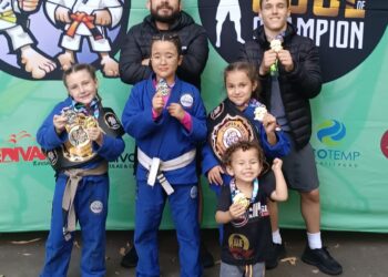 Tatame do Bem fatura dois cinturões e cinco medalhas no 7º Open Kids BH