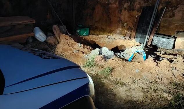 Jovem é preso por suspeita de matar idoso de 61 anos e concretar corpo no quintal