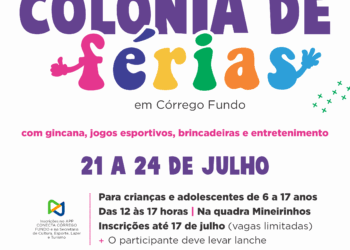 Córrego Fundo realiza a 3ª edição da colônia de férias