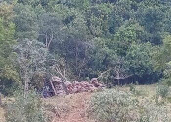 Cobom divulga informações sobre grave acidente entre carretas na BR-354, em Formiga