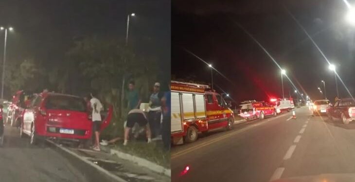 Acidente deixa seis feridos na BR-494 em Divinópolis; criança fica em estado grave