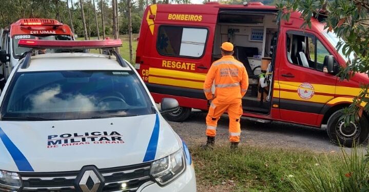 Mulher é socorrida pelos Bombeiros após relatar possível violência sexual na zona rural de Formiga