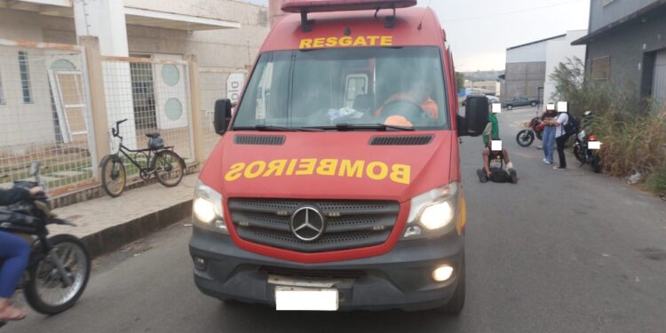 Homem sofre acidente de bicicleta no bairro São Lourenço, em Formiga