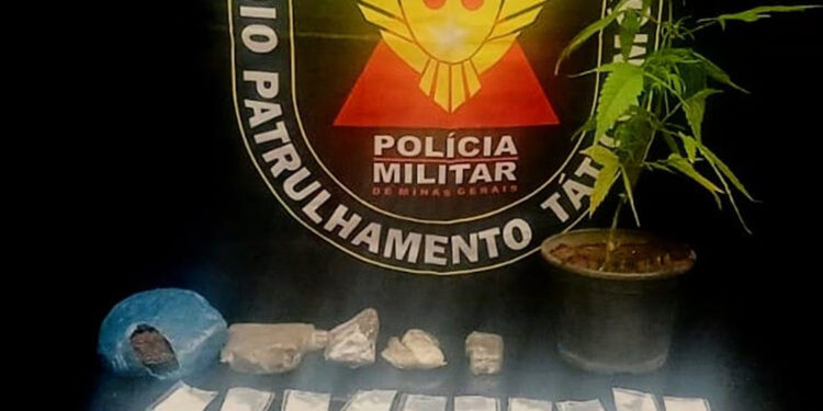 PM apreende grande quantidade de drogas e prende suspeito no Geraldo Veloso