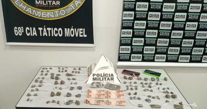 Homem é preso com buchas de maconha, celulares e dinheiro em Nova Serrana