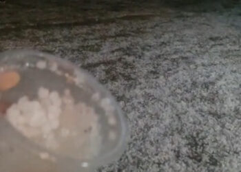 Granizo cobre comunidades rurais de Formiga e deixa moradores sem energia há mais de 12 horas