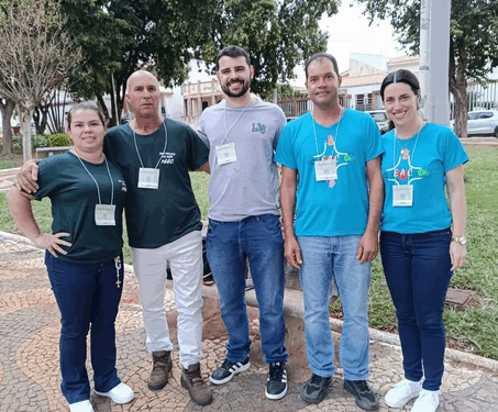 Paróquia Sagrada Família de Córrego Fundo participa de formação diocesana em Luz
