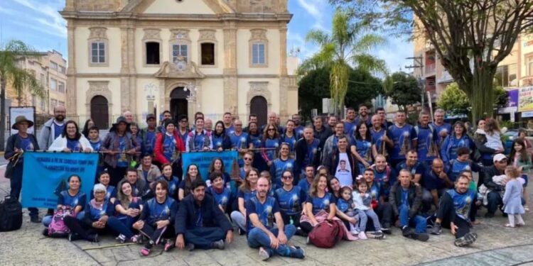 Romaria a pé de Córrego Fundo a Aparecida tem início neste sábado, 19 de julho