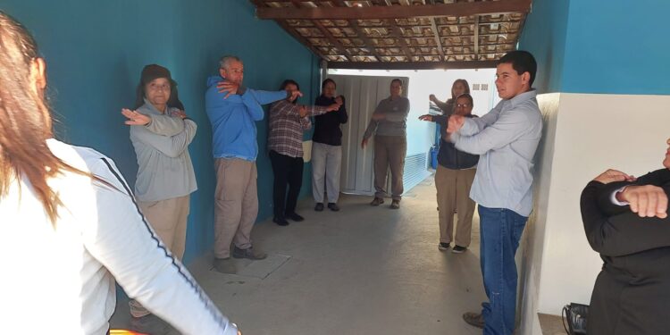 Atividade coletiva é realizada no NASF de Córrego Fundo