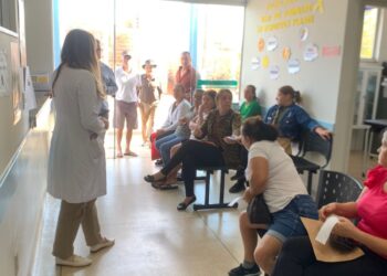 Ação educativa sobre doenças respiratórias e vacina da gripe acontece em Córrego Fundo